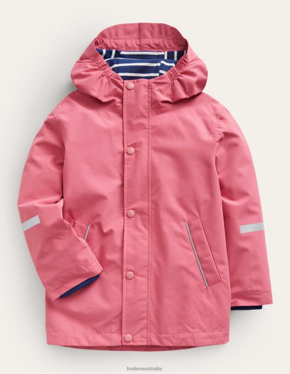Waterproof Fisherman's Jacket Boden 24RTX548 Clothing Baby Rose Red