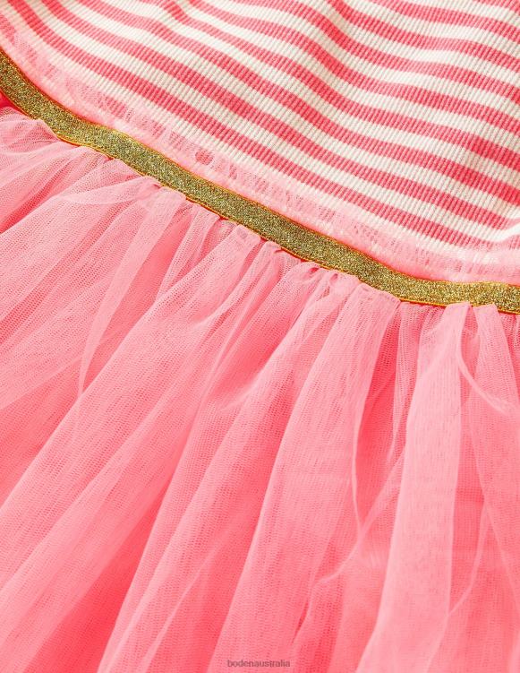 Tulle Jersey Dress Boden 24RTX3462 Clothing Baby Light Rose