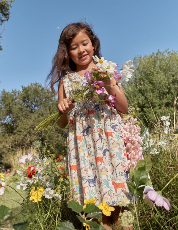 Wrap Dress Boden 24RTX374 Clothing Baby Vanilla Pod Tropical Garden