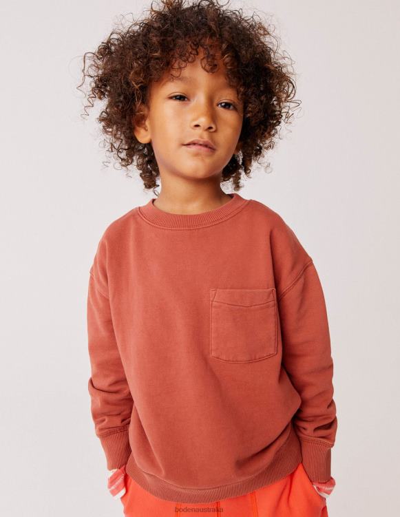 Supersoft Sweatshirt Boden 24RTX3396 Clothing Baby Roasted Chestnut