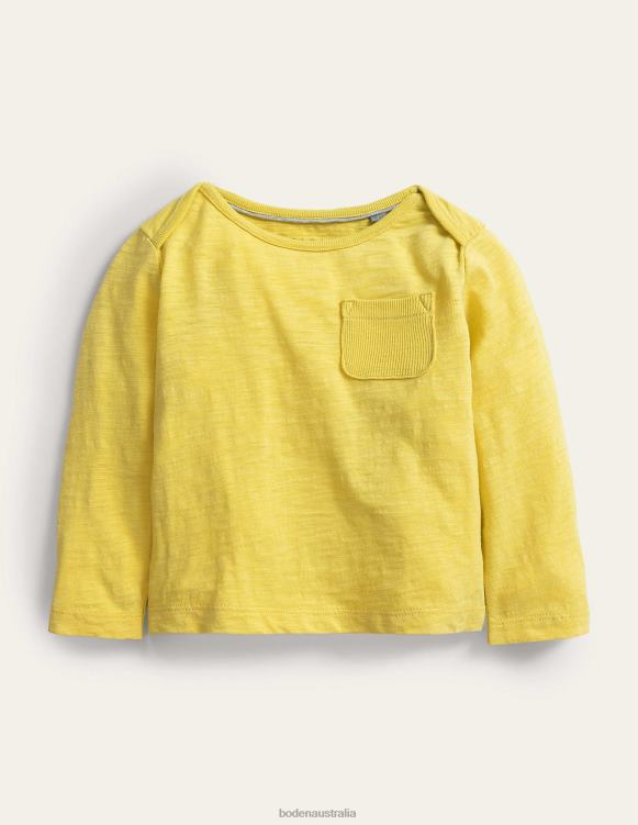 Garment Wash T-Shirt Boden 24RTX3469 Clothing Baby Buttercup Yellow