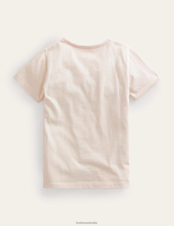 Superstitch Logo T-Shirt Boden 24RTX387 Clothing Baby Vanilla Pod Peacock