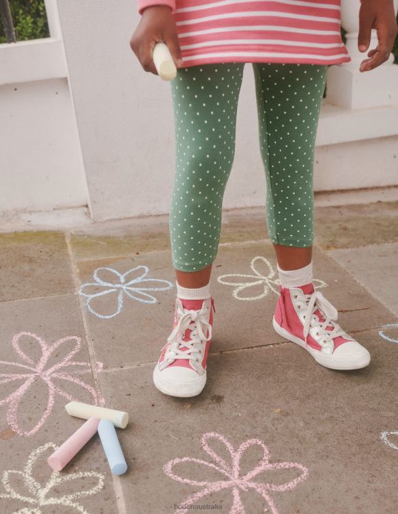 5-Pack Cropped Leggings Boden 24RTX517 Clothing Baby Multi Spot