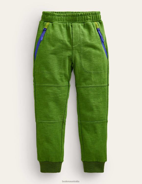 Reinforced Knee Joggers Boden 24RTX493 Clothing Baby Safari Green