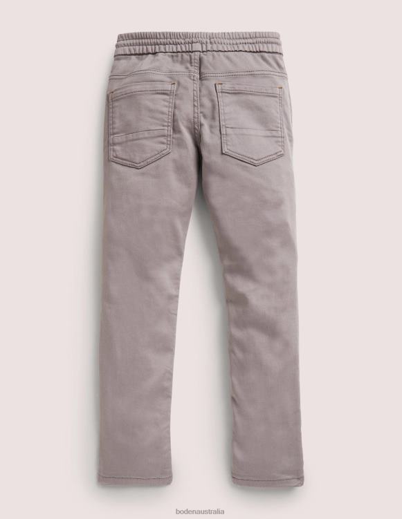 Jersey Skinny Jeans Boden 24RTX906 Clothing Boys Grey Denim