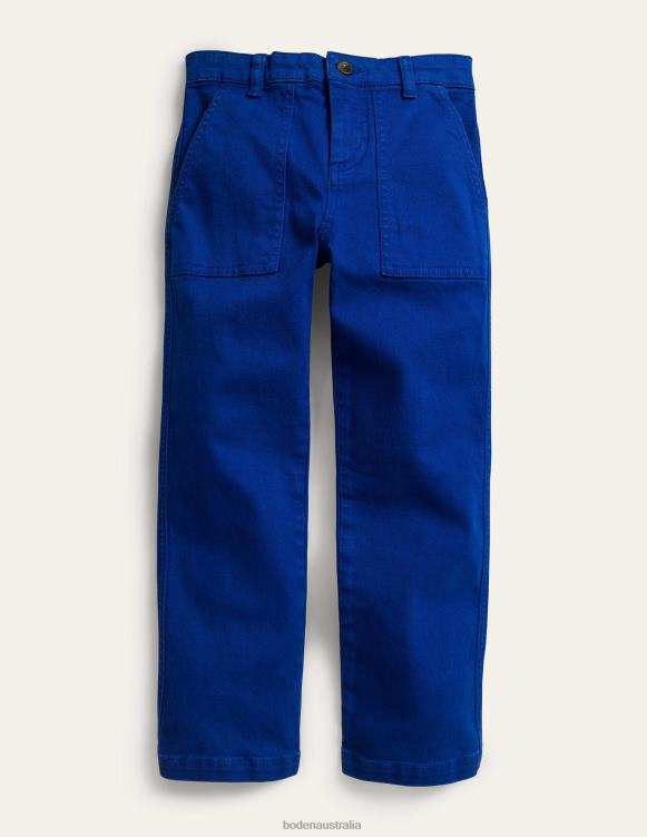 Relaxed Pocket Trousers Boden 24RTX913 Clothing Boys Bluing Blue