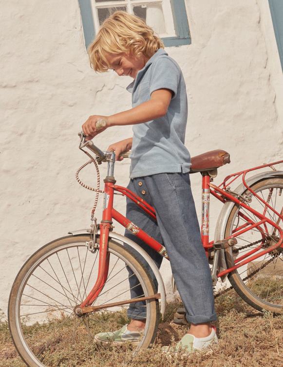 Summer Pull-on Boden 24RTX898 Clothing Boys Dark Chambray