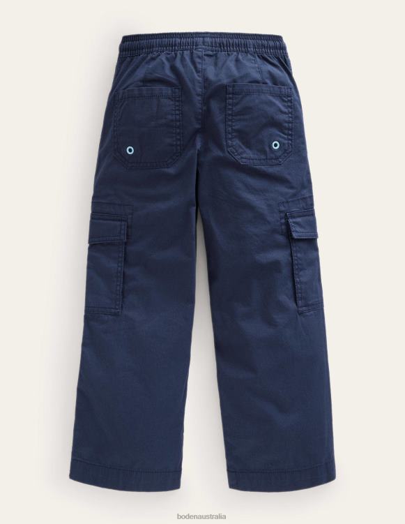 Wide Leg Cargos Boden 24RTX905 Clothing Boys French Navy