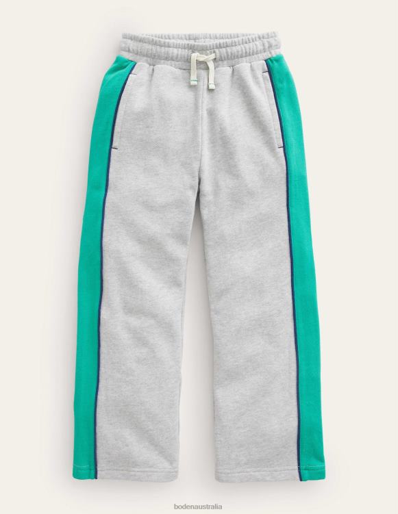 Wide-Leg Joggers Boden 24RTX896 Clothing Boys Grey Marl