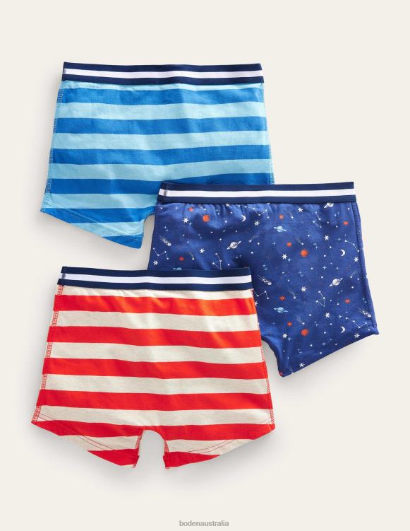 Boxers 3 Pack Boden 24RTX921 Clothing Boys Multi