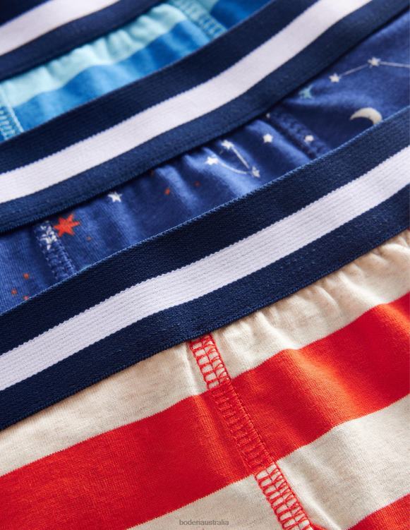 Boxers 3 Pack Boden 24RTX921 Clothing Boys Multi