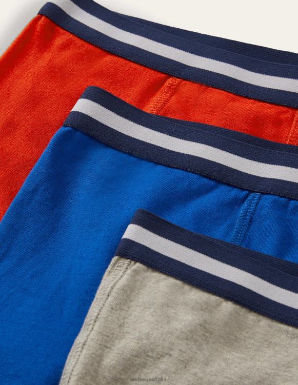Jersey Boxers 3 Pack Boden 24RTX922 Clothing Boys Colourblock