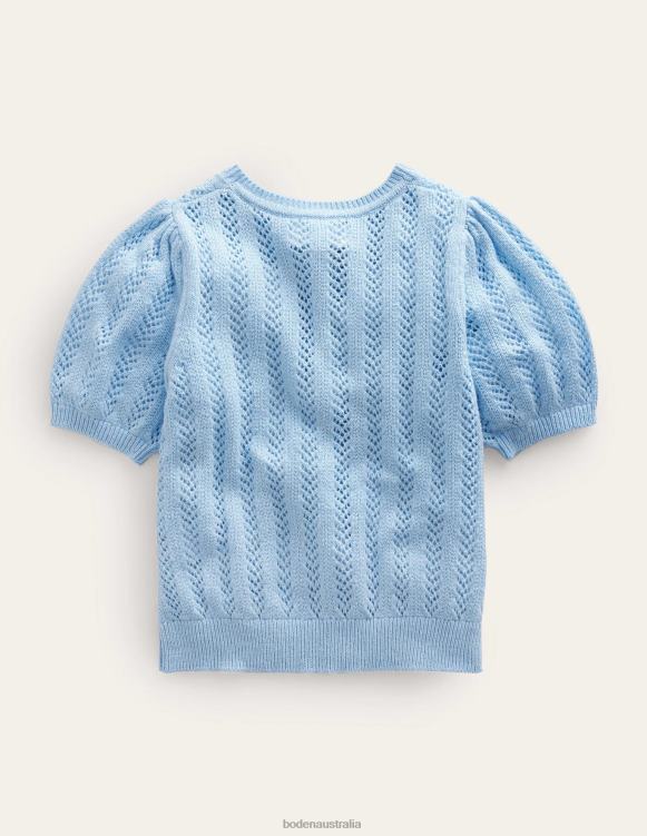 Fruit Crochet Cardigan Boden 24RTX3217 Clothing Girls Brunnera Blue