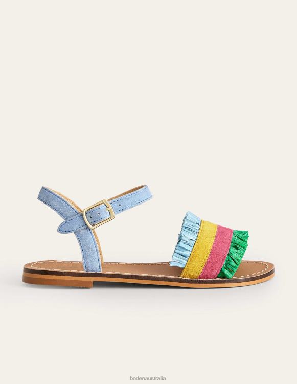 Raffia Sandals Boden 24RTX2671 Footwear Girls Multi