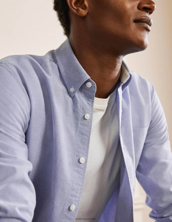 Slim Fit Oxford Shirt Boden 24RTX3630 Clothing Men Blue