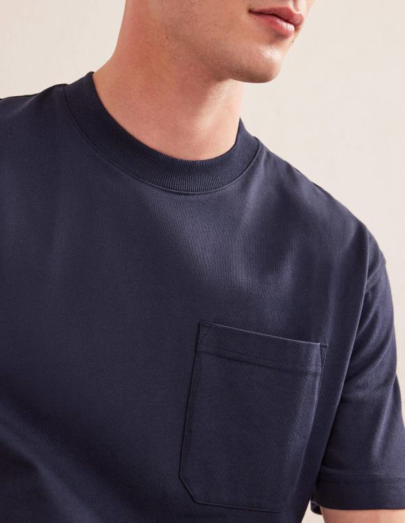 Relaxed Short Sleeve T-shirt Boden 24RTX3636 Clothing Men Navy