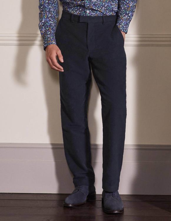 Lothbury Moleskin Trousers Boden 24RTX3608 Clothing Men Navy