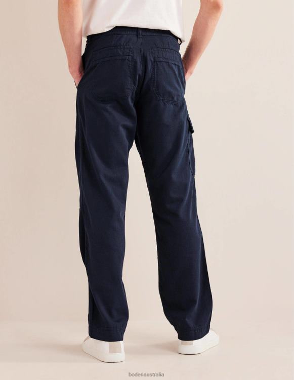 Relaxed Sailing Trousers Boden 24RTX3505 Clothing Men French Navy