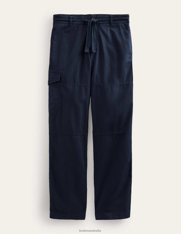 Relaxed Sailing Trousers Boden 24RTX3505 Clothing Men French Navy