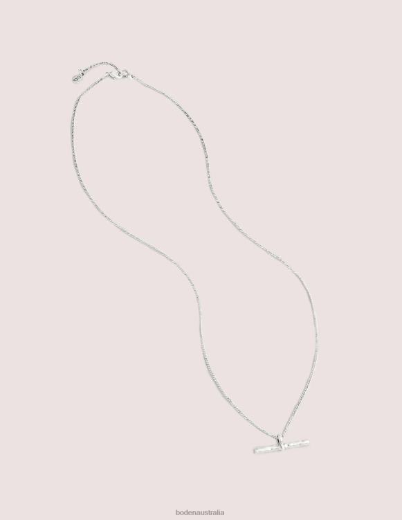 T-Bar Necklace Boden 24RTX735 Accessory Women Silver