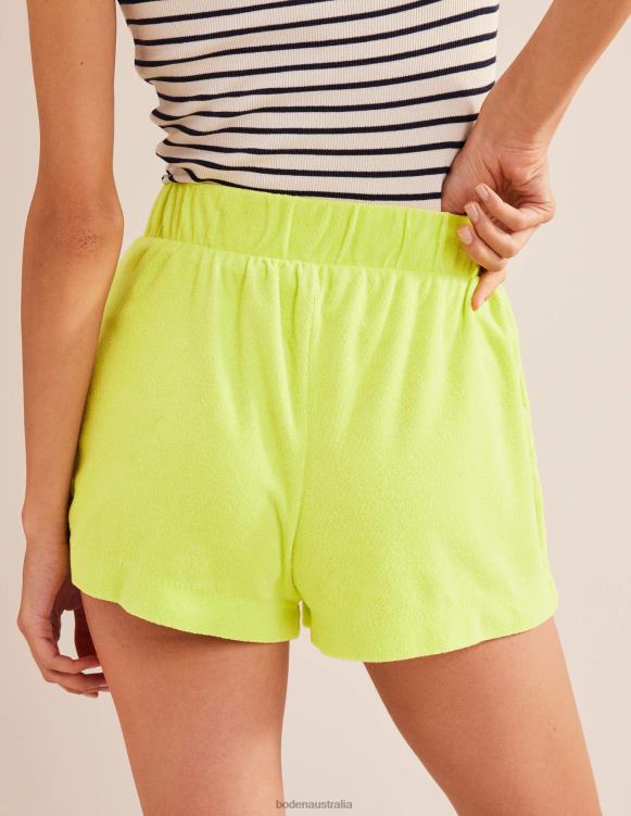Towelling Shorts Boden 24RTX2511 Clothing Women Citrus