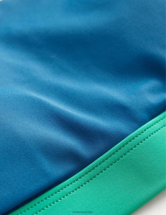 Square Neck Bikini Top Boden 24RTX2139 Clothing Women Ocean Side Colourblock