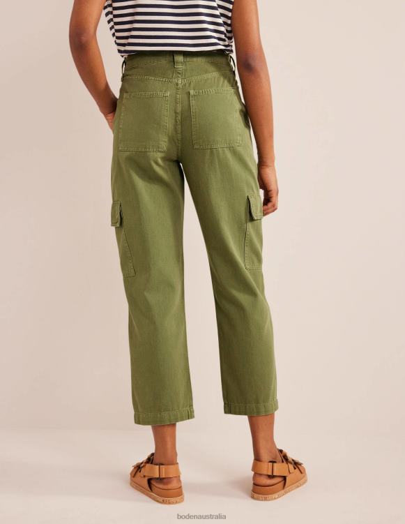 Casual Cargo Trousers Boden 24RTX2387 Clothing Women GREEN