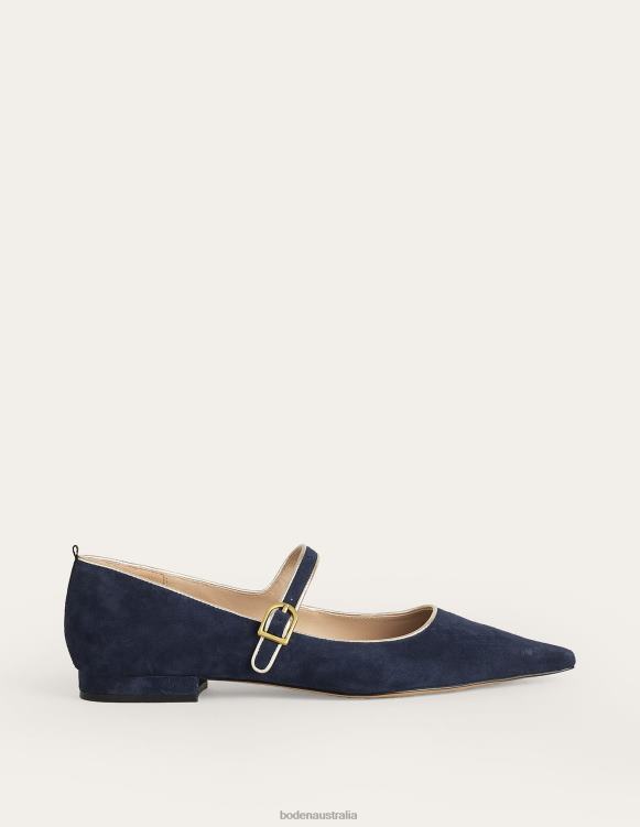 Pointed Toe Mary Jane Shoes Boden 24RTX2607 Footwear Women Navy